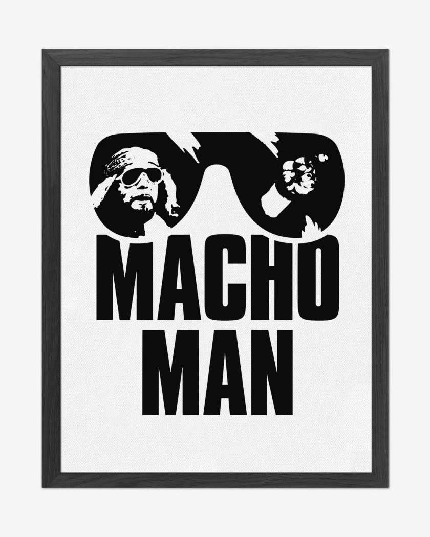 Cuadro decorativo Blanco de Macho Man Randy Savage
