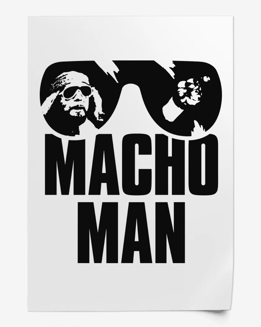Print Macho Man Randy Savage