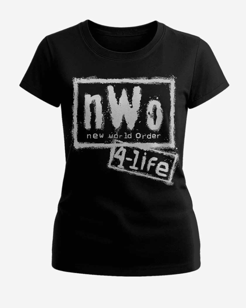 Polera de Mujer Negro de New World Order 4 LIFE