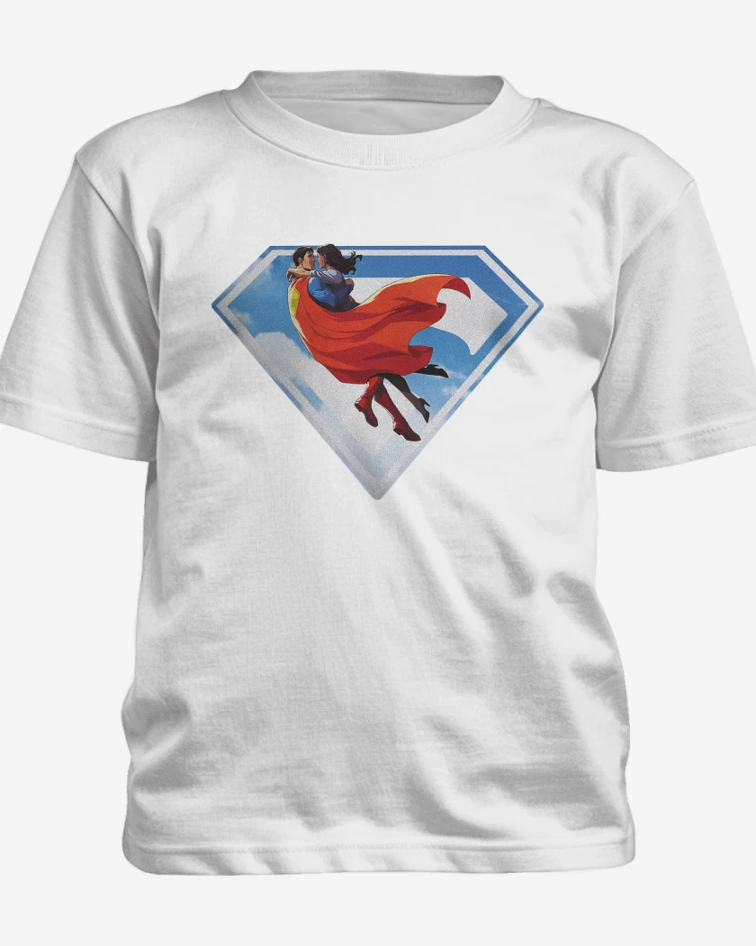 Polera de niño Blanco de Superman Lois & Clark