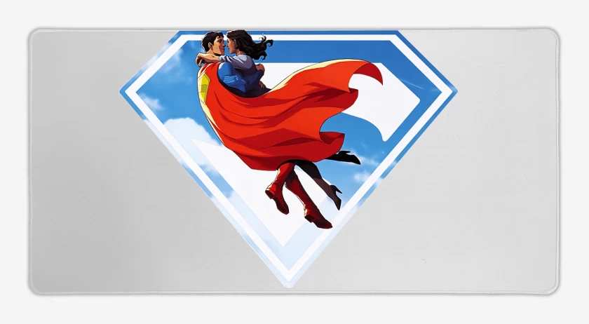 Mouse pad Gamer Blanco de Superman Lois & Clark