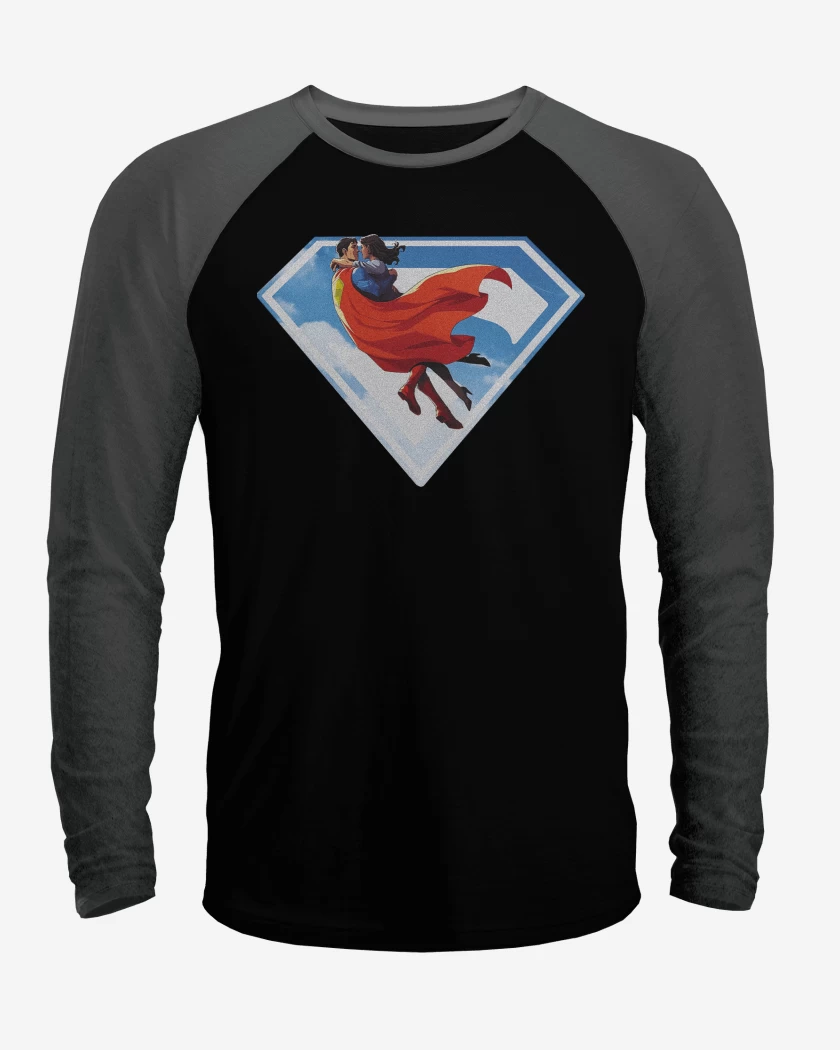 Polera Raglan Superman Lois & Clark