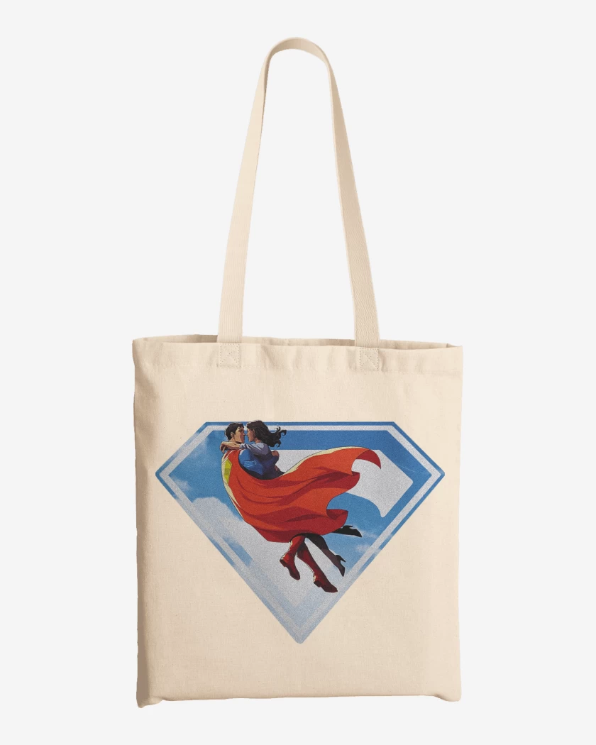 Totebag Blanco de Superman Lois & Clark