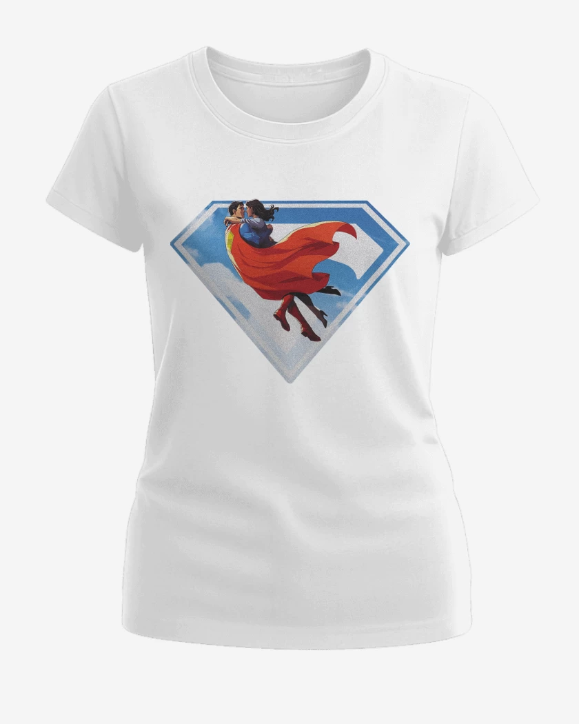 Polera de Mujer Blanco de Superman Lois & Clark