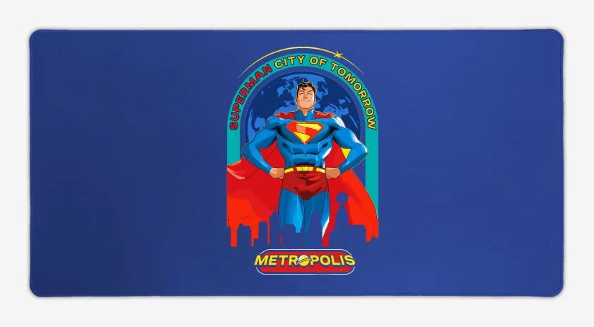 Mouse pad Gamer Azul Rey de New Superman