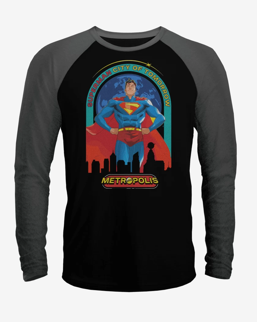 Polera Raglan New Superman