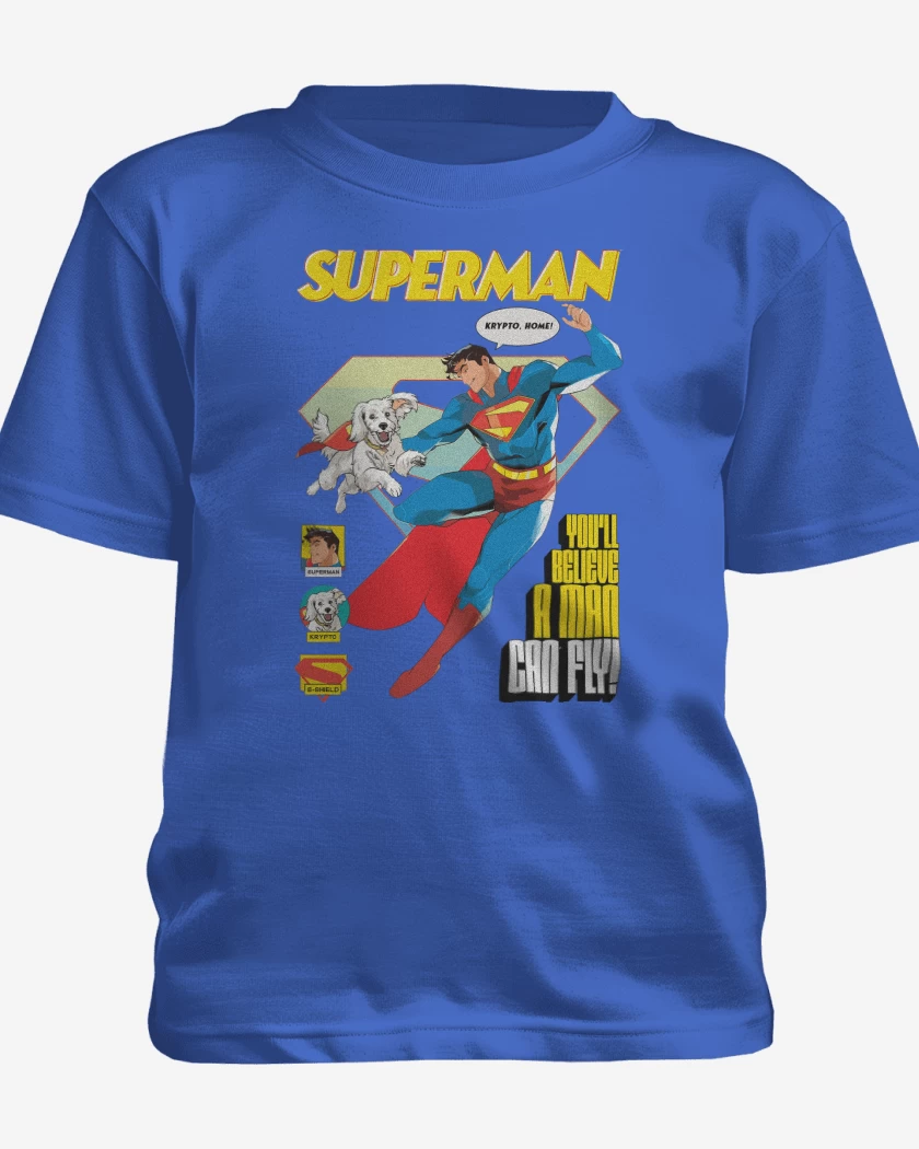 Polera de niño Superman & Krypto
