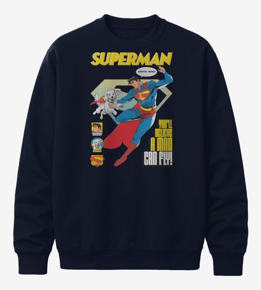 Poleron polo Superman & Krypto