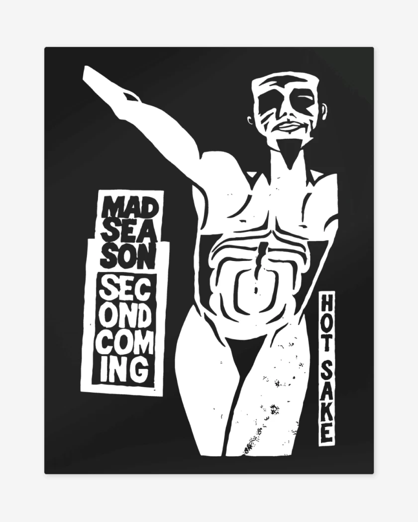 Print metalico Negro de Mad Season Hot Sake
