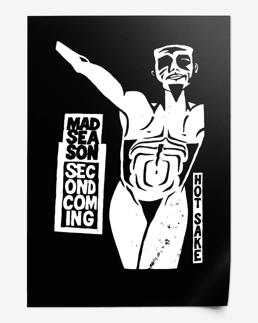 Print Negro de Mad Season Hot Sake