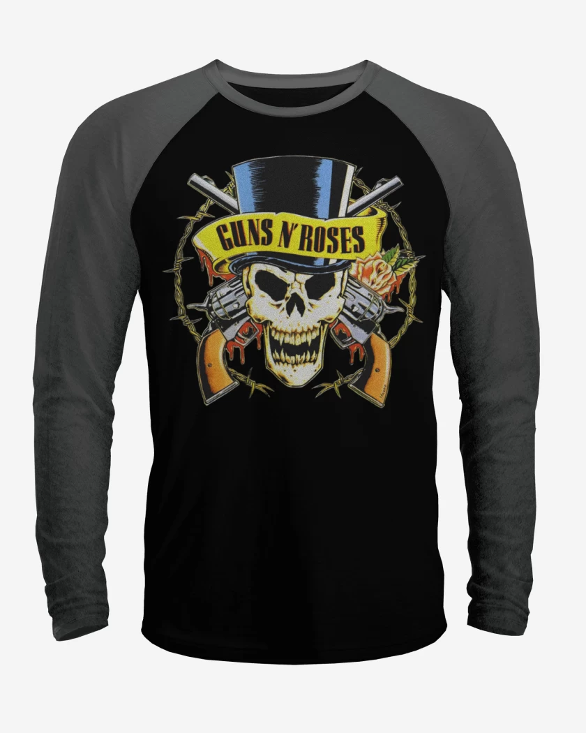 Polera Raglan Guns full color 2
