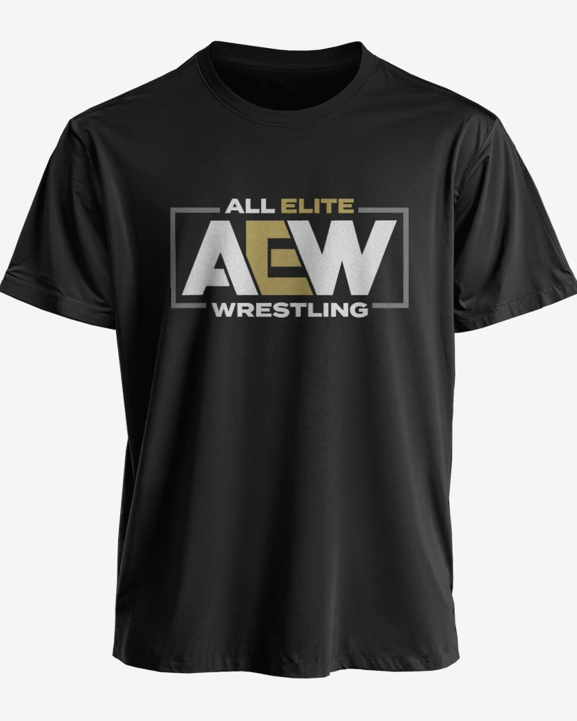 Polera premium Negro de AEW 