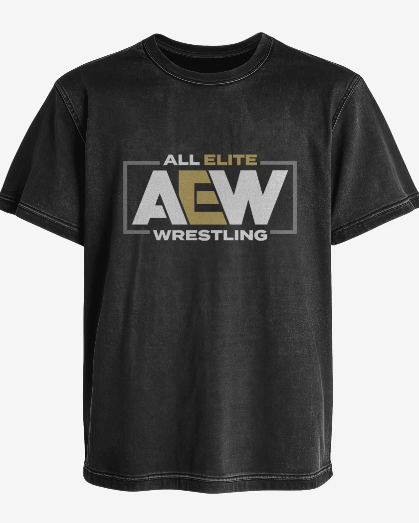 Polera desgastada AEW 