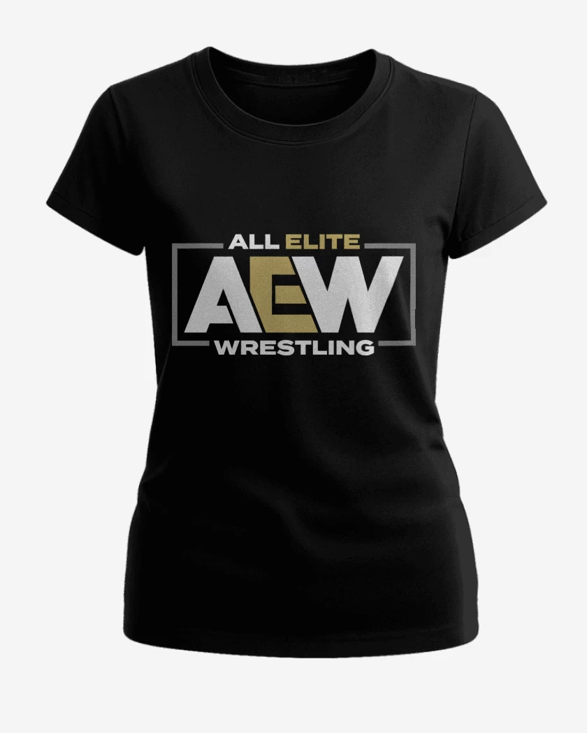 Polera de Mujer Negro de AEW 