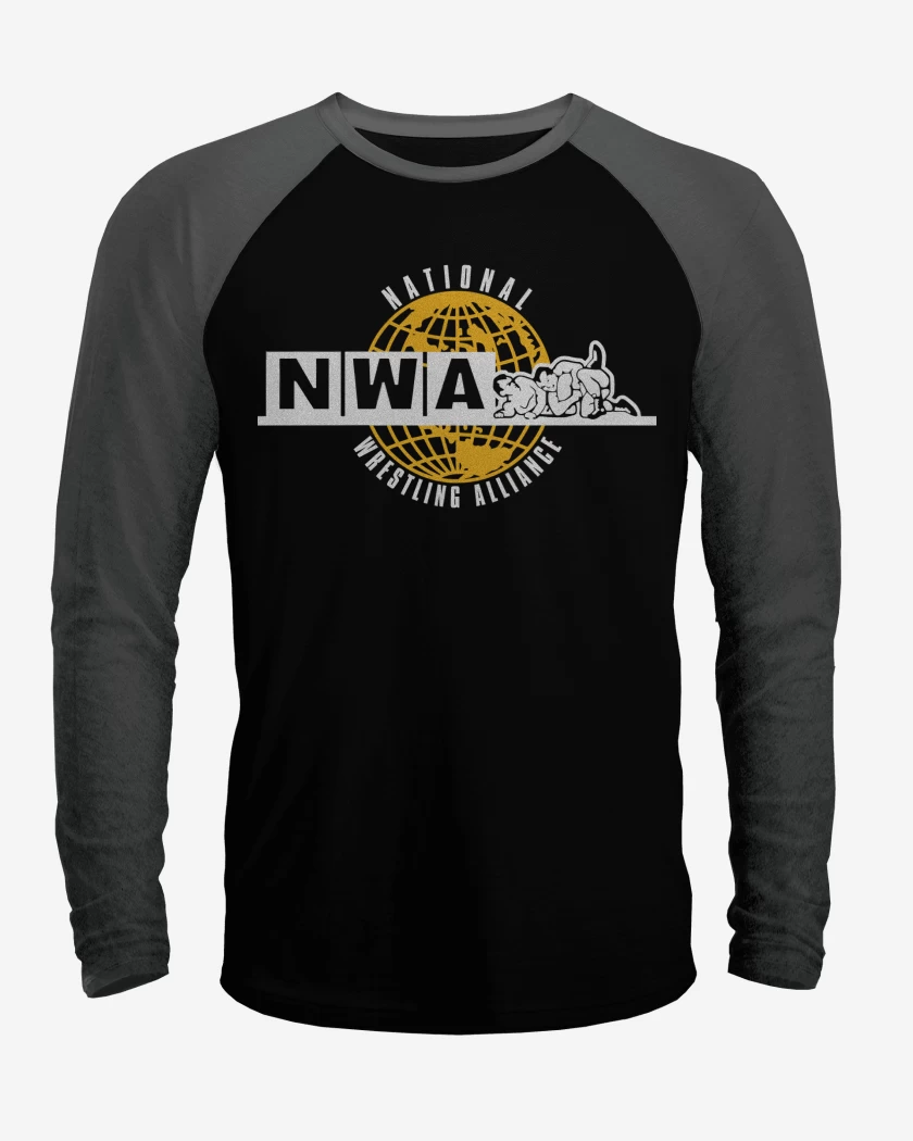 Polera Raglan National Wrestling Alliance