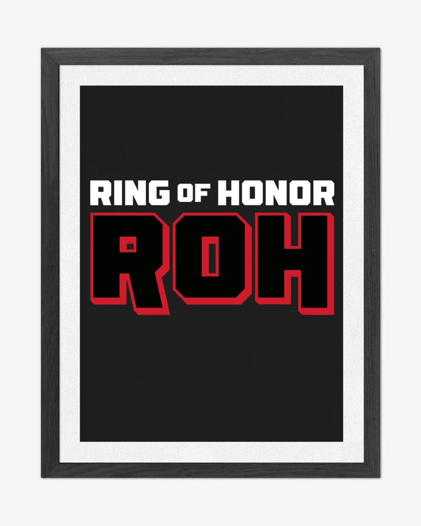 Cuadro decorativo Negro de ROH Wrestling