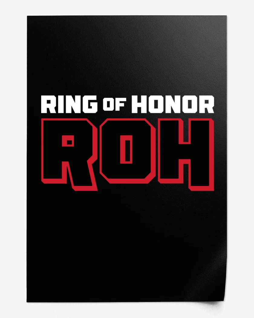 Print Negro de ROH Wrestling