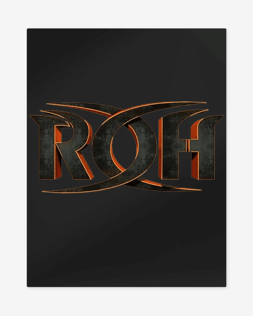 Print metalico Negro de Ring of Honor