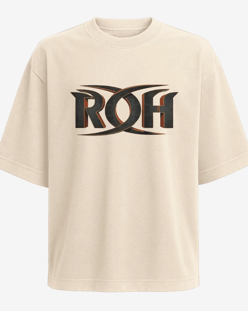Polera Oversize Beige de Ring of Honor