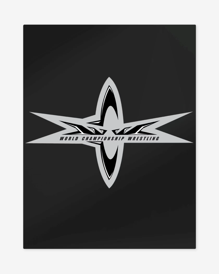 Print metalico Negro de WCW 1999-2001