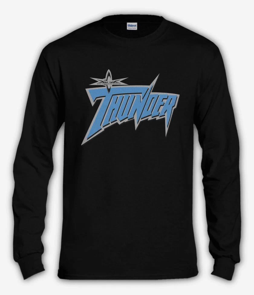 Polera manga larga Negro de WCW Thunder