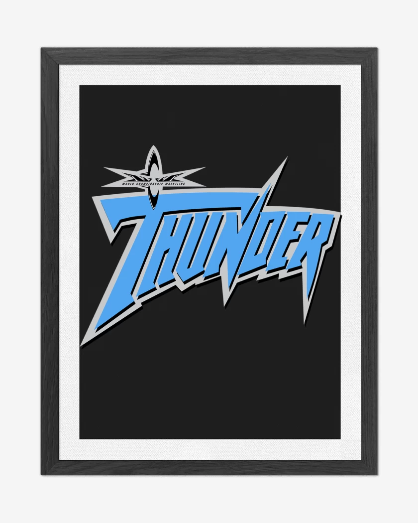 Cuadro decorativo Negro de WCW Thunder