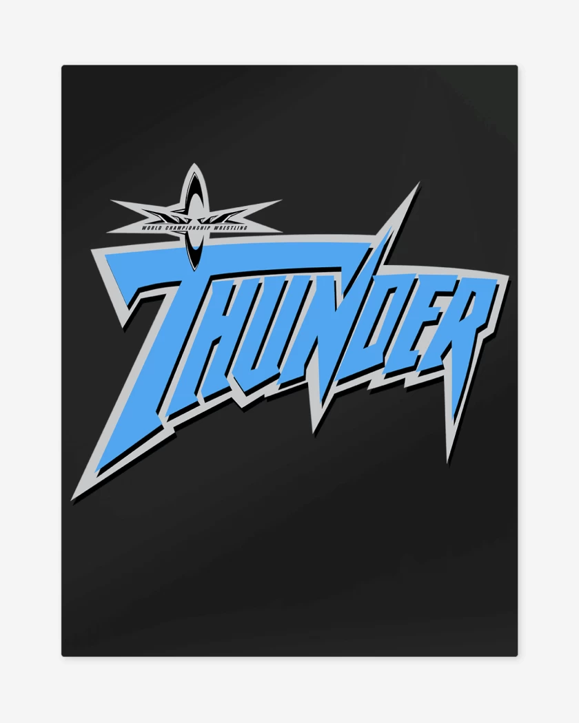 Print metalico Negro de WCW Thunder