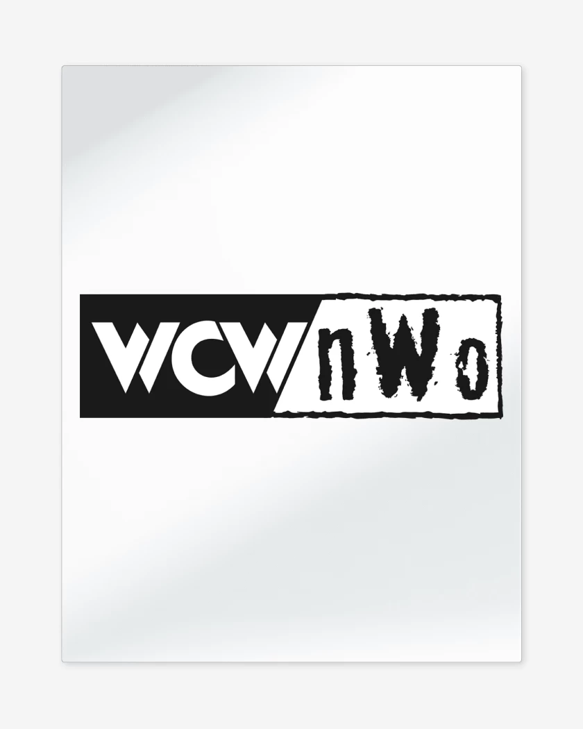 Print metalico Blanco de WCW NWO
