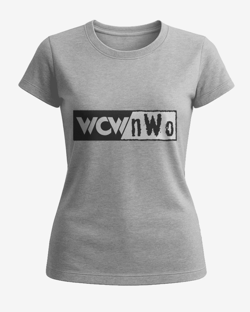 Polera de Mujer Gris Melange de WCW NWO