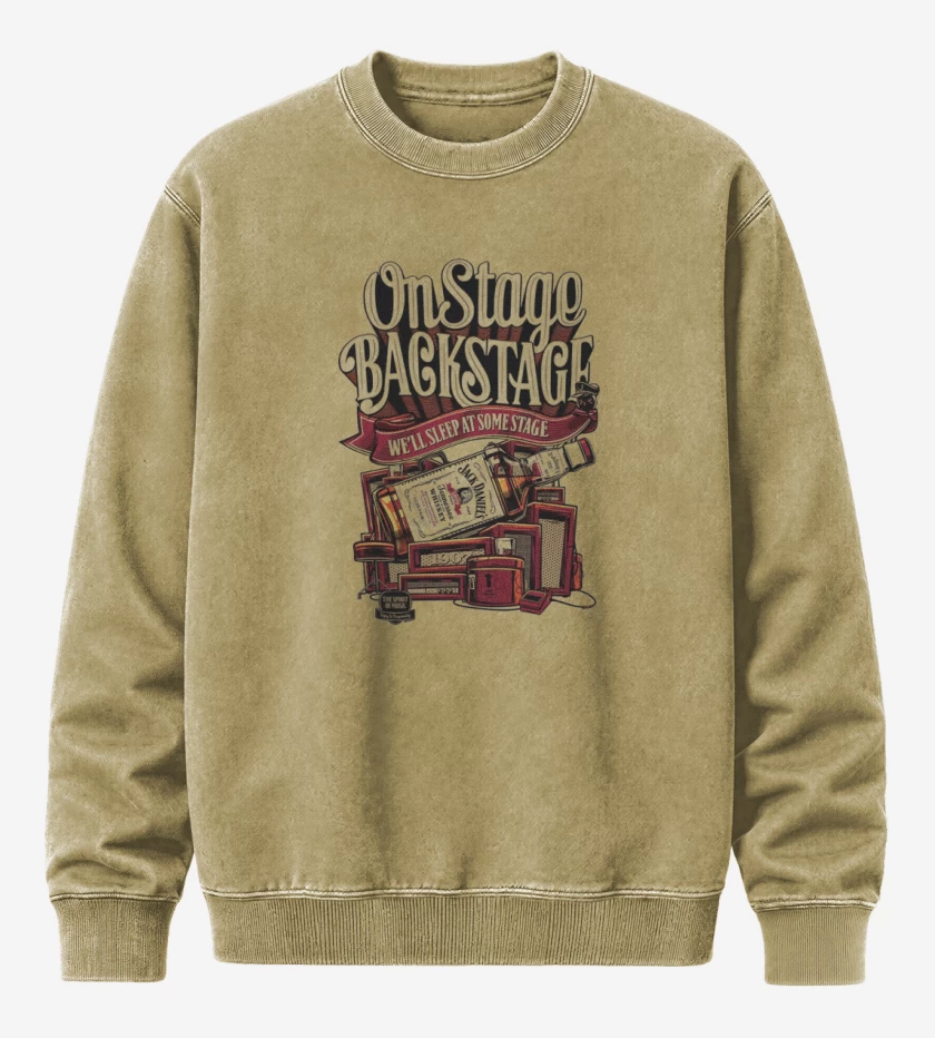 Poleron Polo Acid Wash Beige de One stage