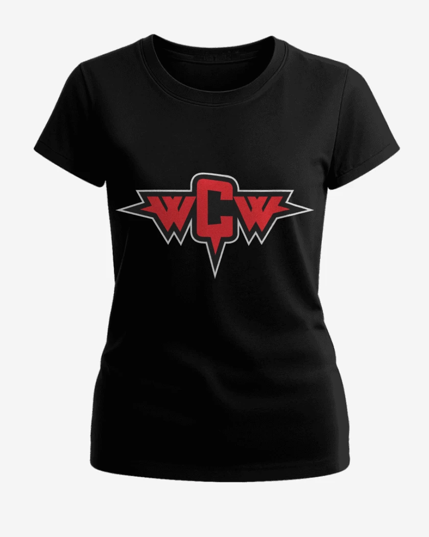 Polera de Mujer Negro de WCW Wrestling