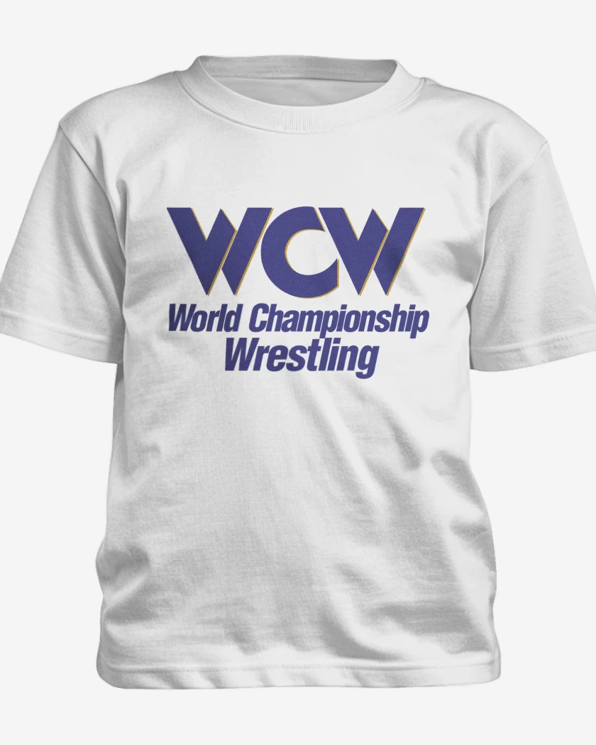 Polera de niño Blanco de World Championship Wrestling 