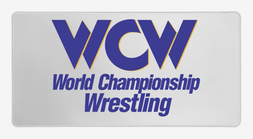 Mouse pad Gamer Blanco de World Championship Wrestling 