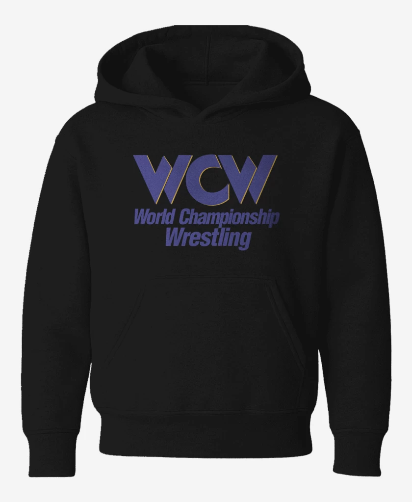 Poleron de niño Negro de World Championship Wrestling 