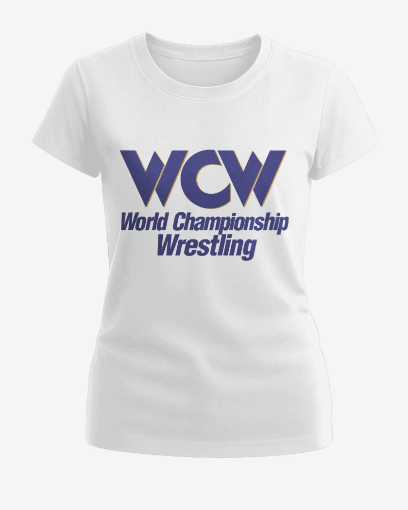 Polera de Mujer Blanco de World Championship Wrestling 