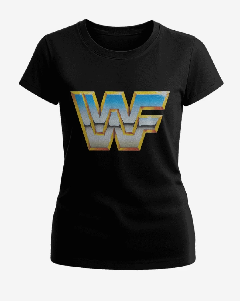 Polera de Mujer Negro de WWF Golden Era