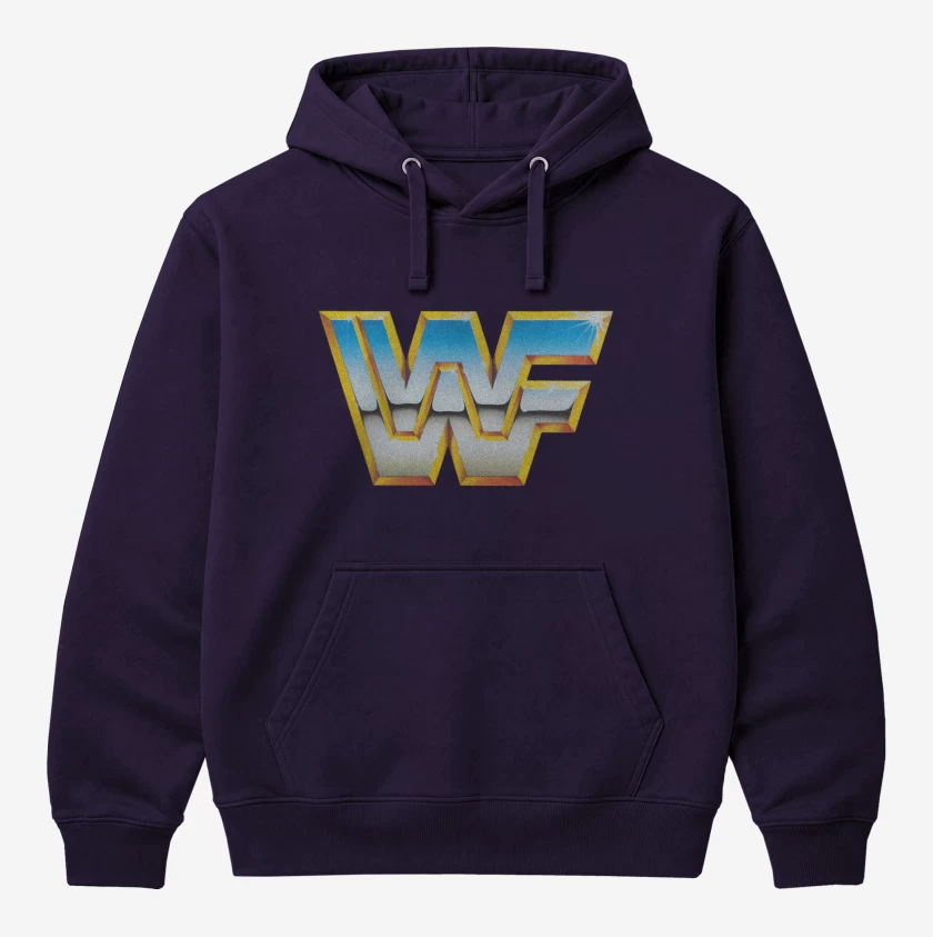 Polerón Canguro Morado de WWF Golden Era
