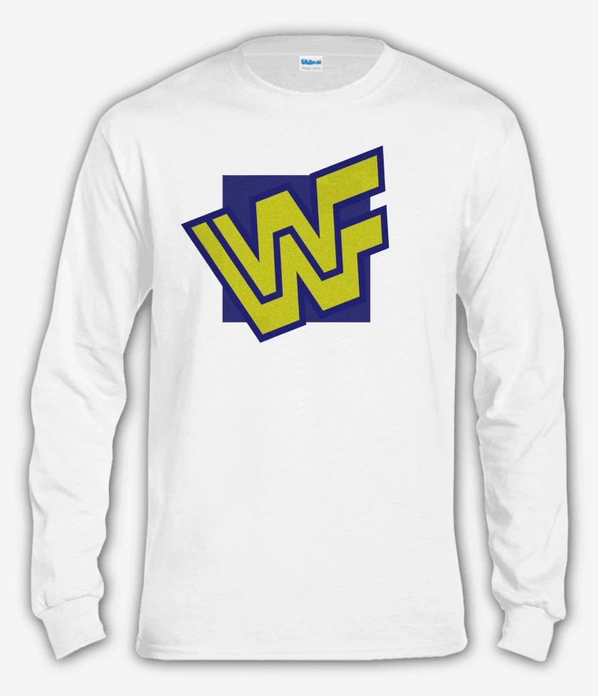 Polera manga larga Blanco de WWF New Era