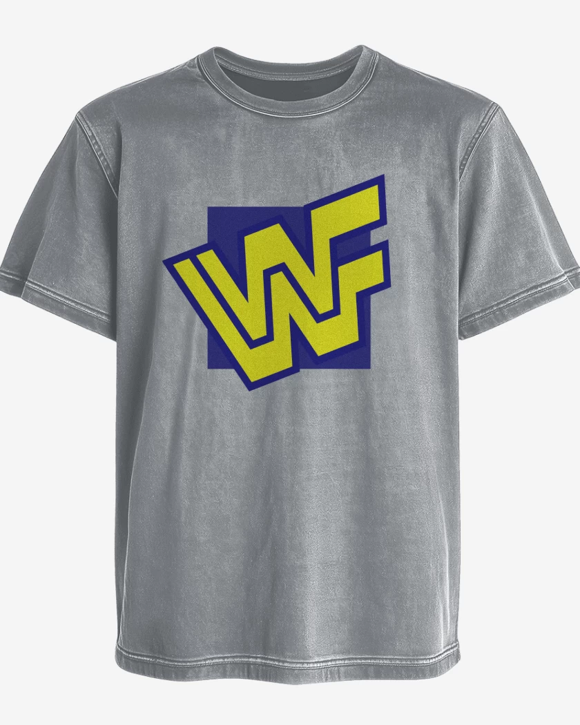 Polera desgastada Gris Melange de WWF New Era