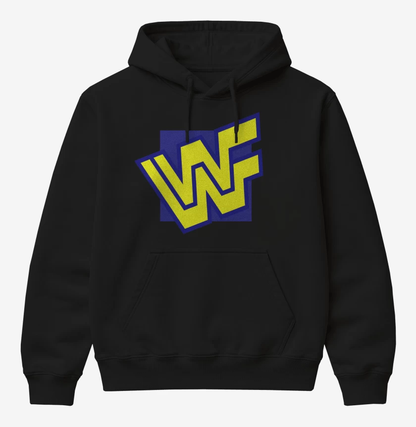 Poleron Canguro básico Negro de WWF New Era