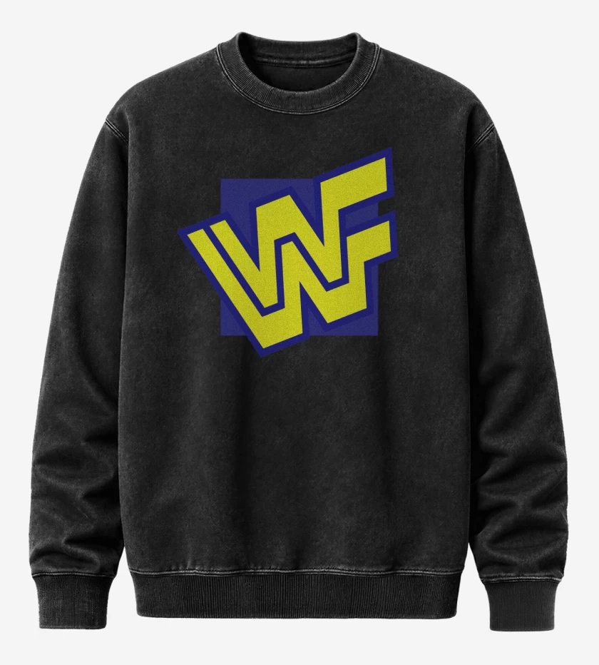 Poleron Polo Acid Wash Negro de WWF New Era