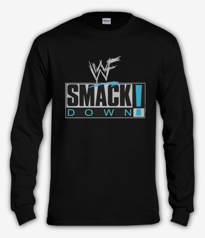 Polera manga larga WWF Smackdown