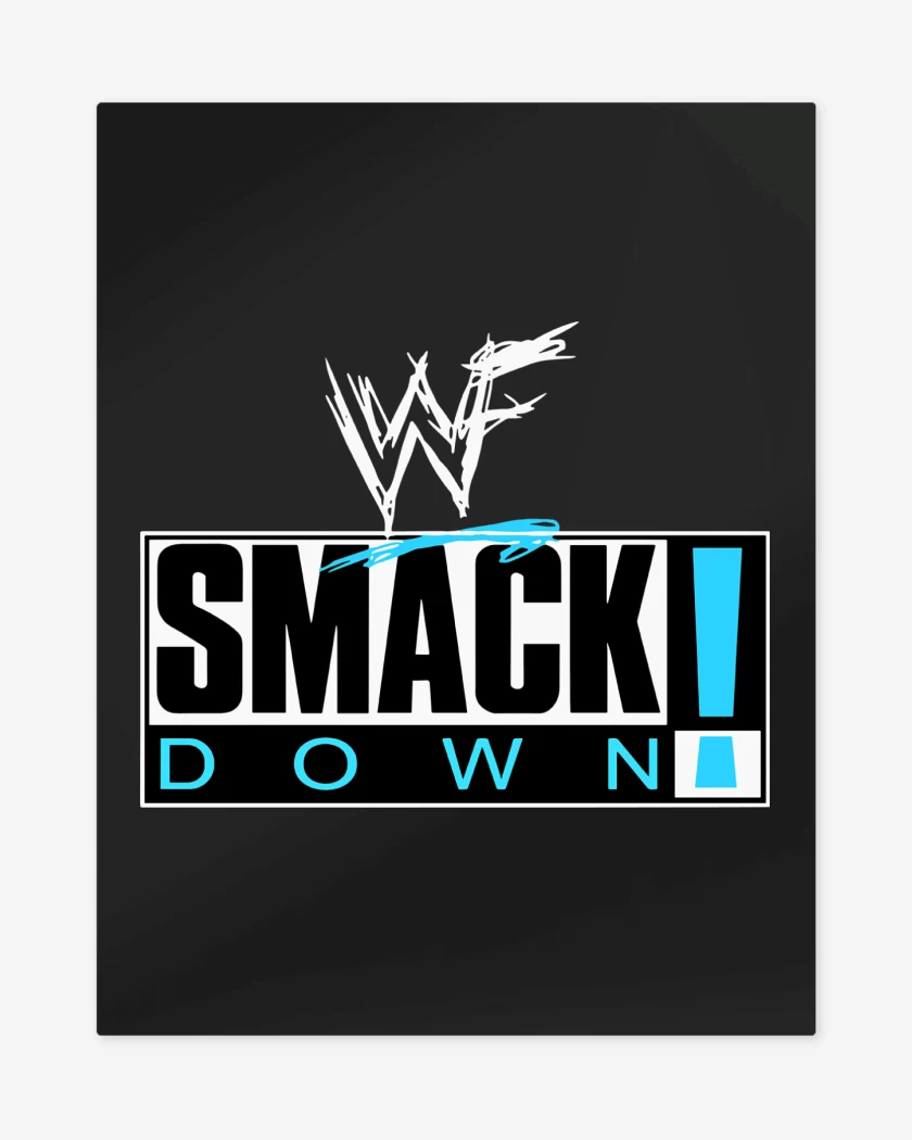 Print metalico Negro de WWF Smackdown