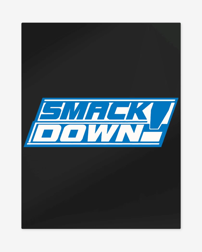 Print metalico Negro de WWE Smackdown