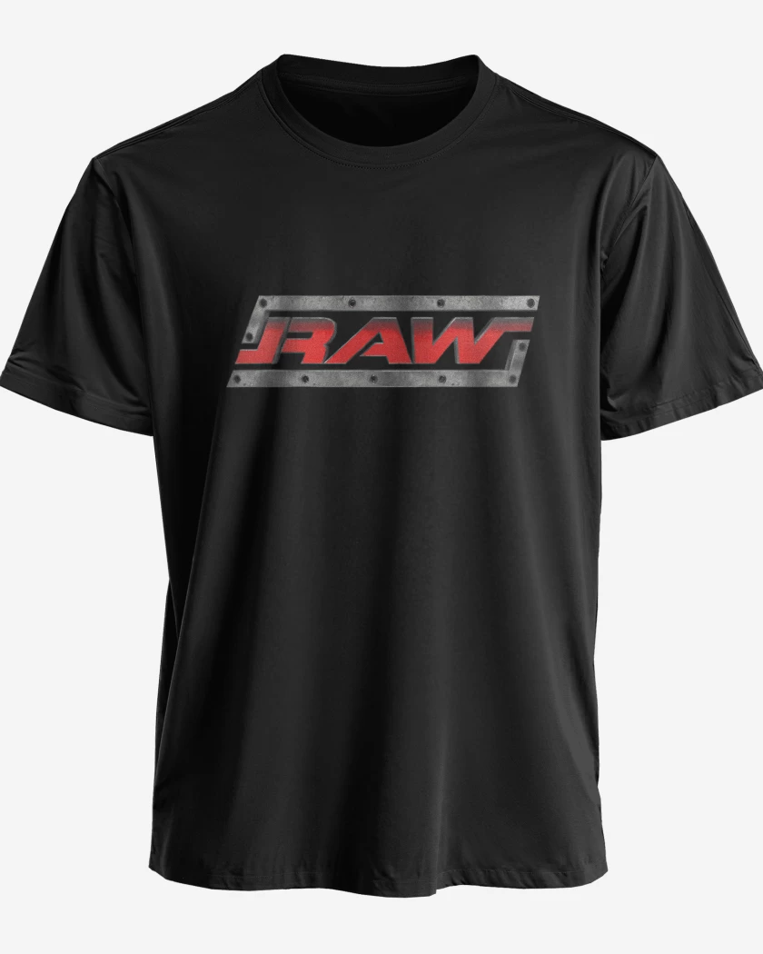 Polera premium Negro de WWE Raw