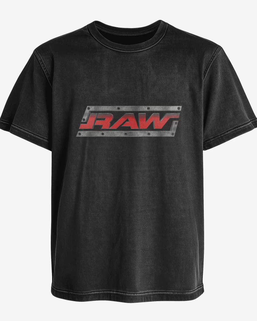 Polera desgastada WWE Raw