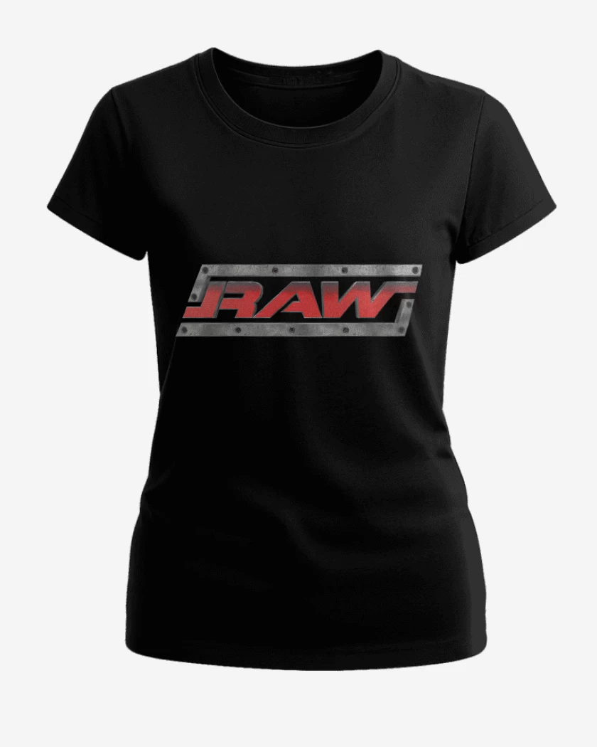 Polera de Mujer Negro de WWE Raw