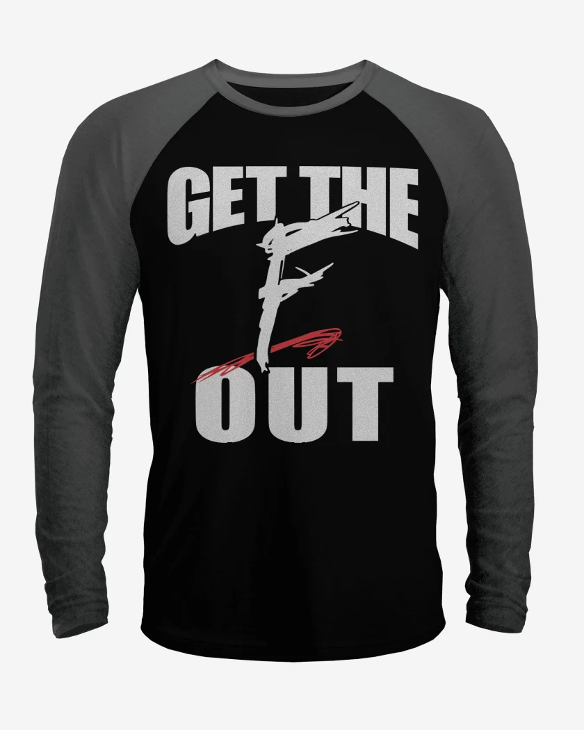 Polera Raglan WWE Get The F Out