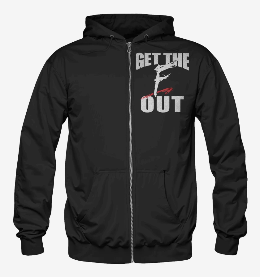 Poleron Canguro con cierre WWE Get The F Out