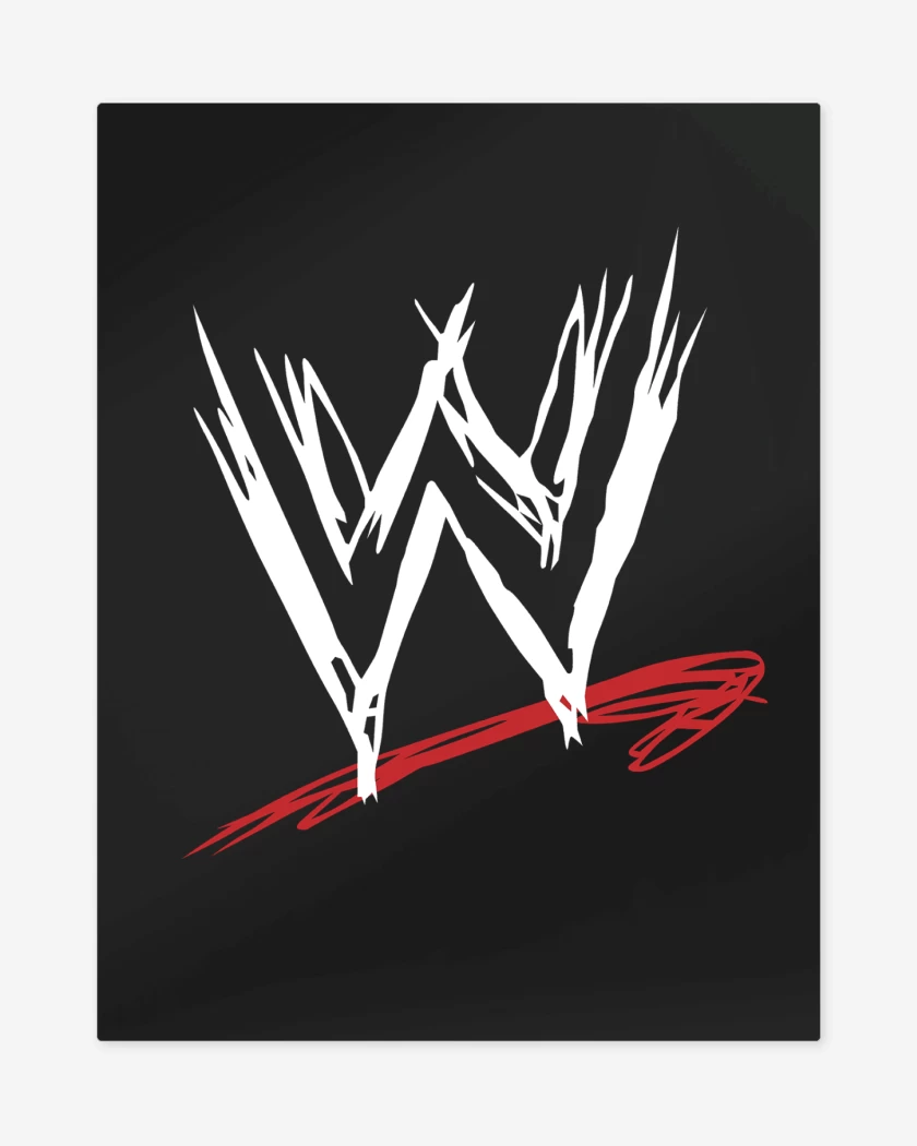 Print metalico Negro de WWE 